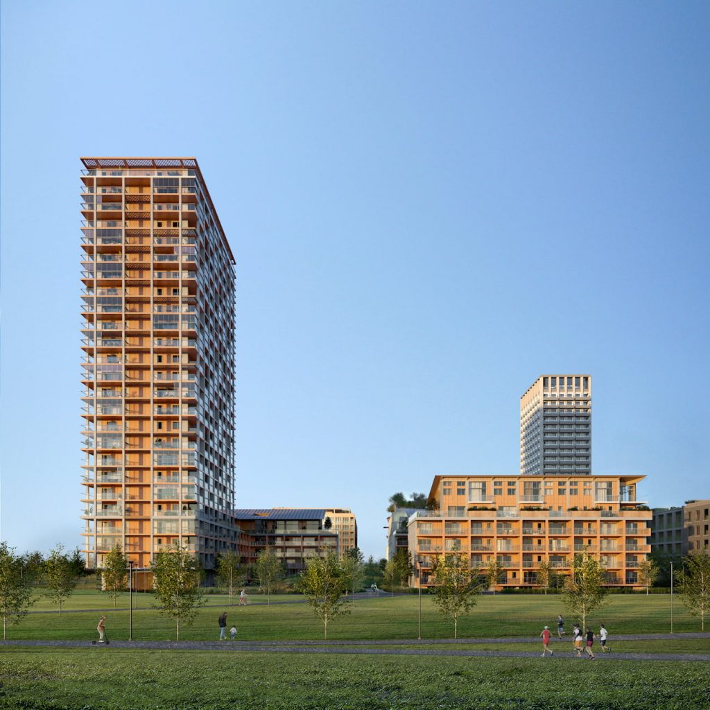 Shigeru Ban Builds Belgium’s First Wooden Residential Tower